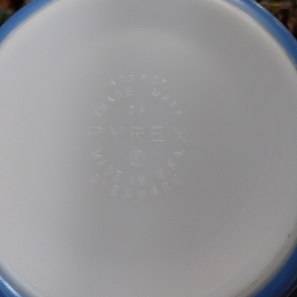 Pyrex Blue Barcode Stripe - Picture 4 of 7